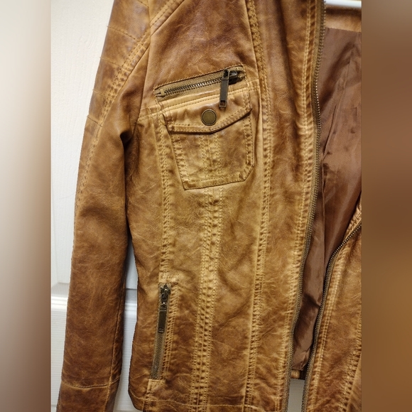 Faux Leather Jacket - Picture 3 of 5